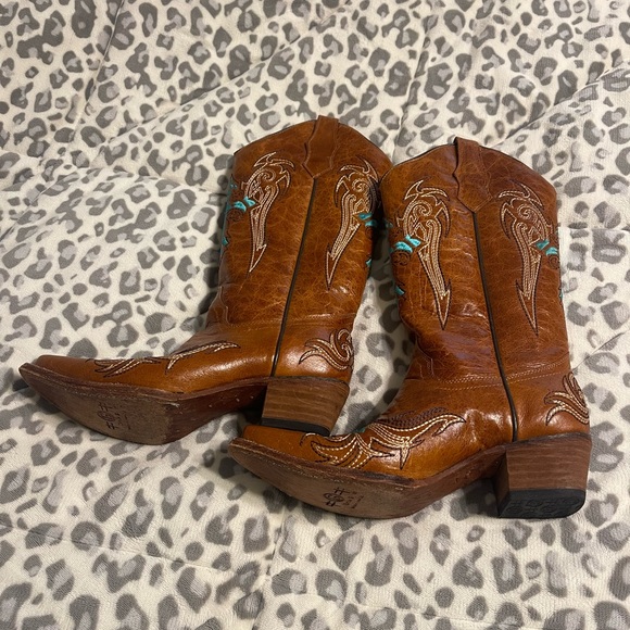 Circle G women’s leather boots, not broken in - Picture 6 of 6